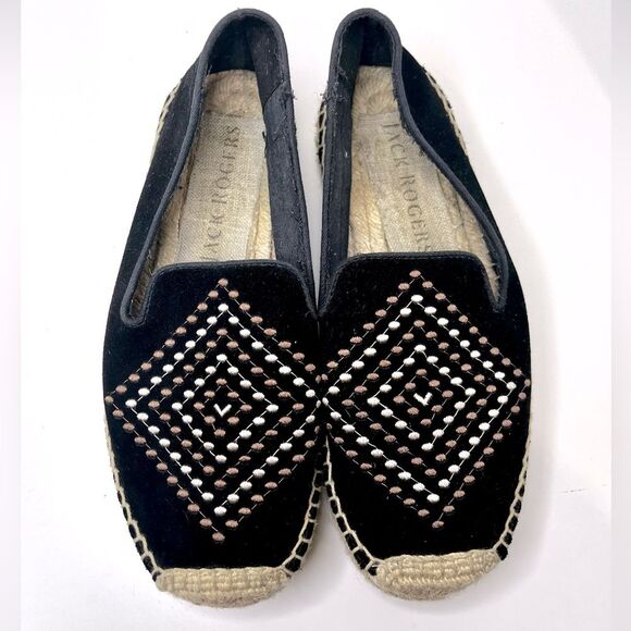 Women’s Jack Rogers Luna Suede Espadrille Shoes Size 7 - Picture 1 of 8